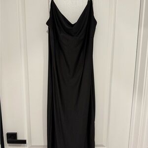 NWOT E.L.H. Studio Ruched Neck Slip Dress